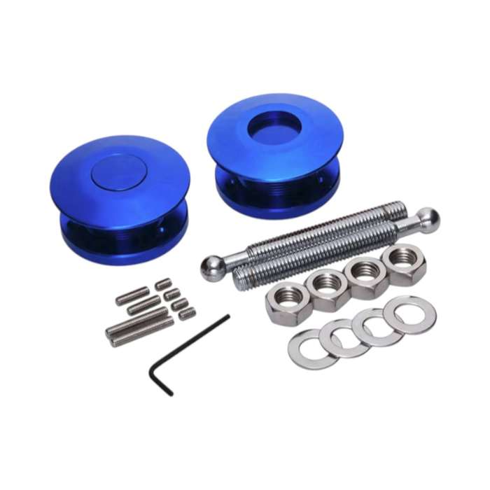 Epman Push-Button Quick Release Bonnet Pin Kit (Blue)