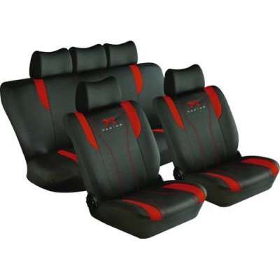 Stingray Racing Full Car Seat Cover Set (11 Piece) (Red)