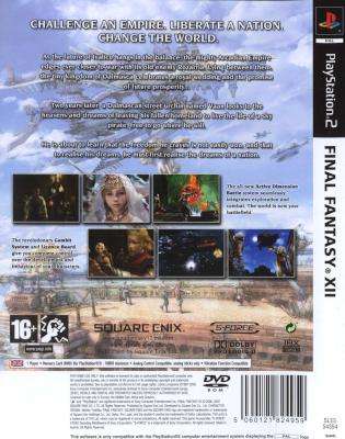 Final Fantasy XII (PlayStation 2, DVD-ROM)