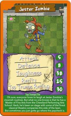 Top Trumps - Plants vs Zombies