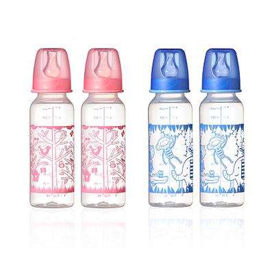 Tommee Tippee - Essential Basics Bottle (250ml) (2 Pack) (Supplied Colour May Vary)