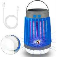 Outdoor 3 in 1 Mosquito Killer Lamp Solar + Rechargeable + Portable USB LED Camping Lantern Waterpro