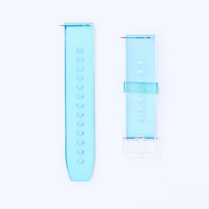 Fabulously Fit Transparent Pastel Silicone replacement strap for Samsung/Garmin/Huawei 20mm