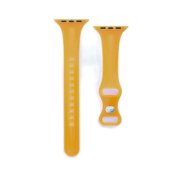 Fabulously Fit Transparent Silicone replacement strap for Apple Watch