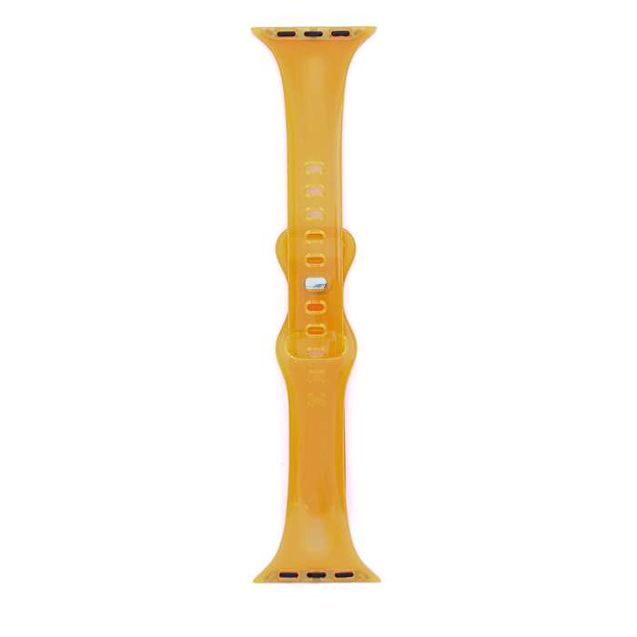 Fabulously Fit Transparent Silicone replacement strap for Apple Watch
