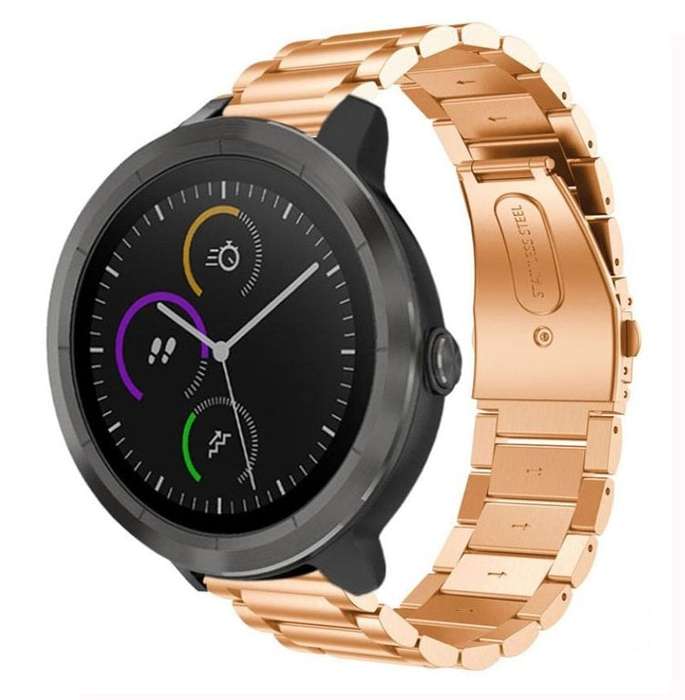 Garmin Vivoactive 4 stainless steel link strap