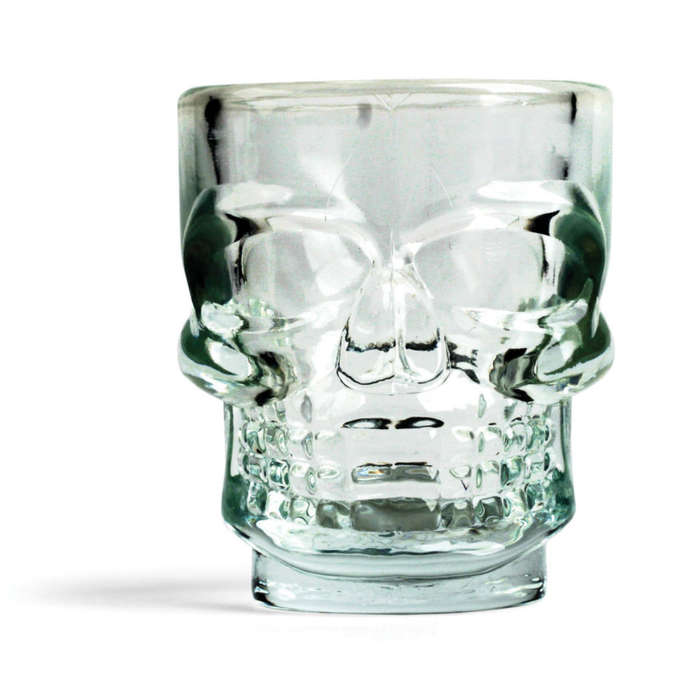 Kikkerland Skull Shot Glasses - Set of 4