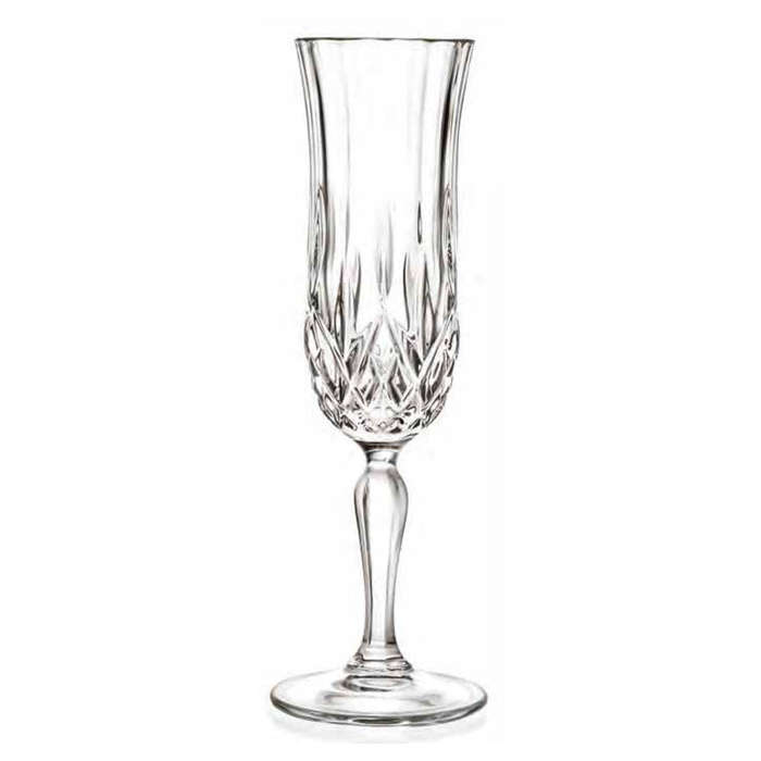 Luxion Crystal Opera Champagne Flute Glasses 130ml - Set of 6