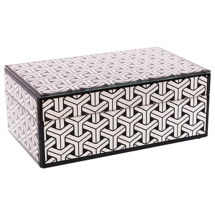 Arlo Monochrome Jewellery Box
