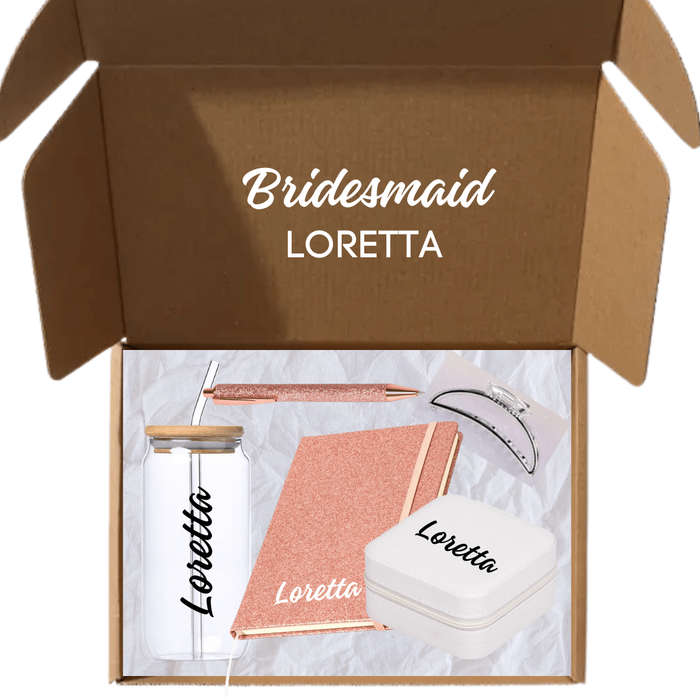 Personalised Bridesmaid Gift Box