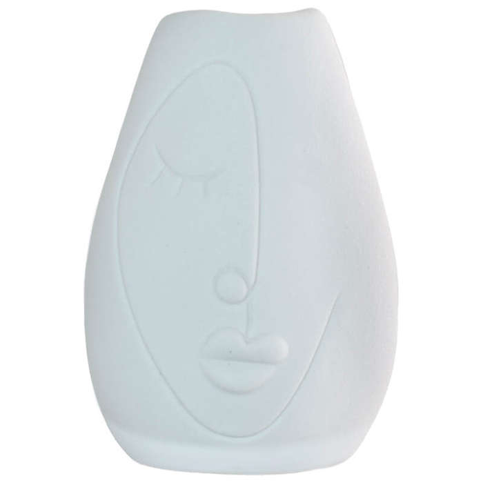 Ceramic Abstract Face Vase