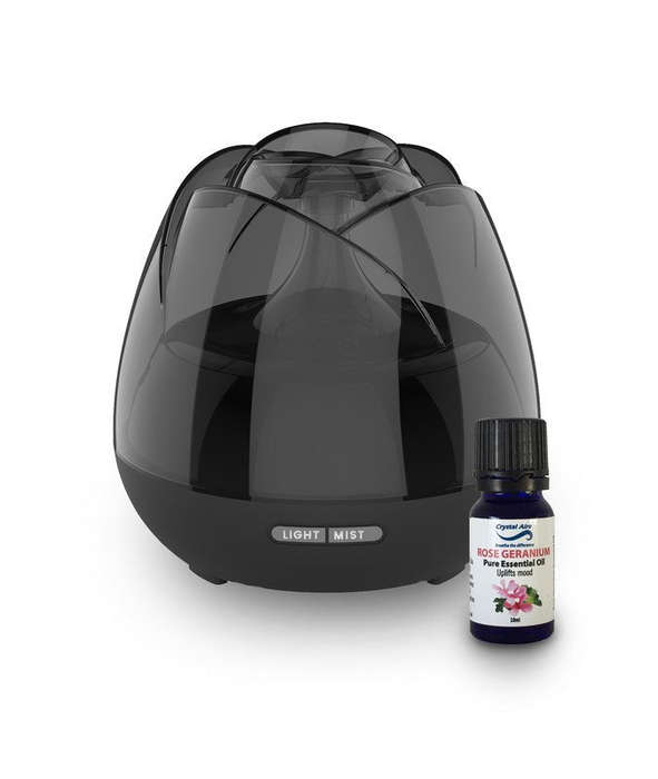 Crystal Aire Rosebud Aroma Diffuser with Rose Oil