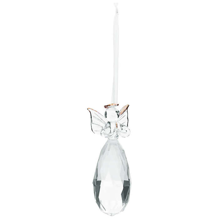 Crystal Angel Christmas Ornament