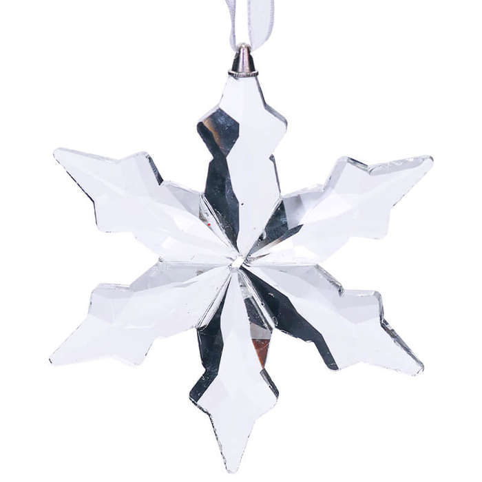 Crystal Star Christmas Ornament