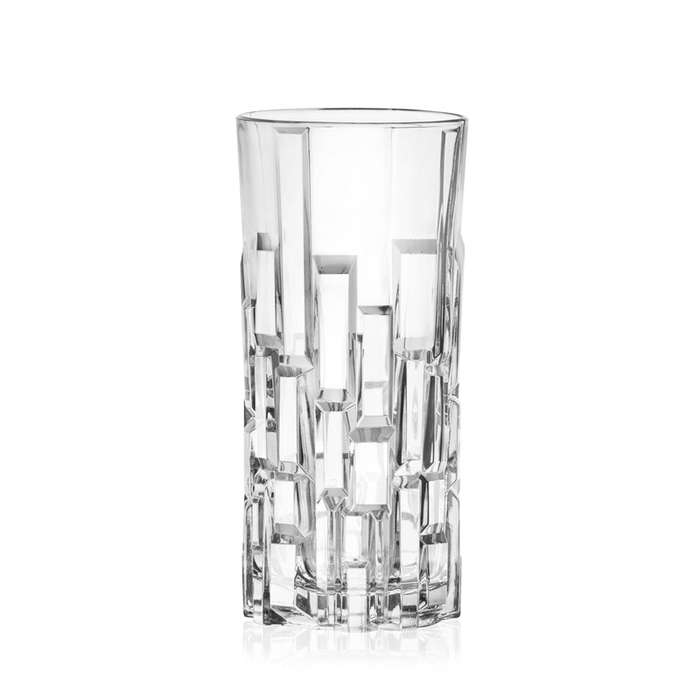 Etna Hi-Ball Crystal Drinking Glasses - Set of 6
