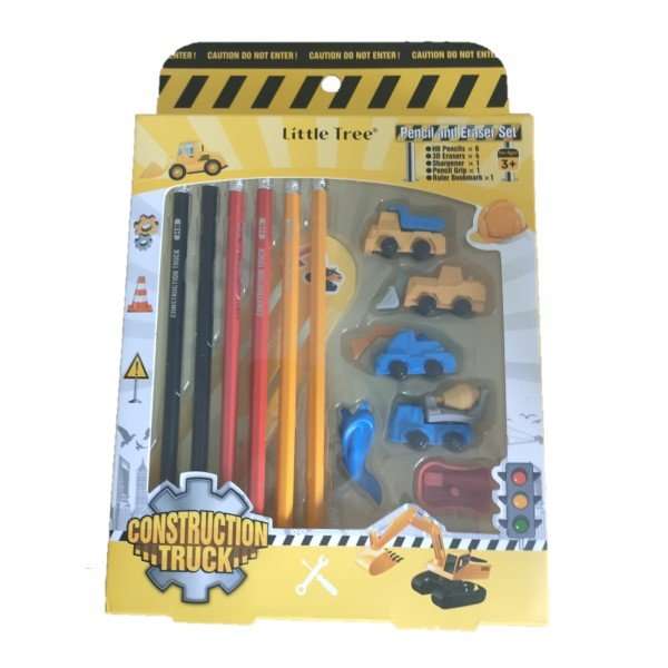 Kids Pencil and Eraser Set