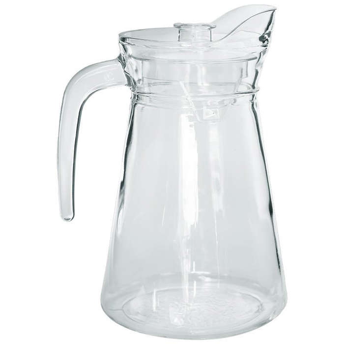 Kone Glass Jug & Lid - 1.3 Litres