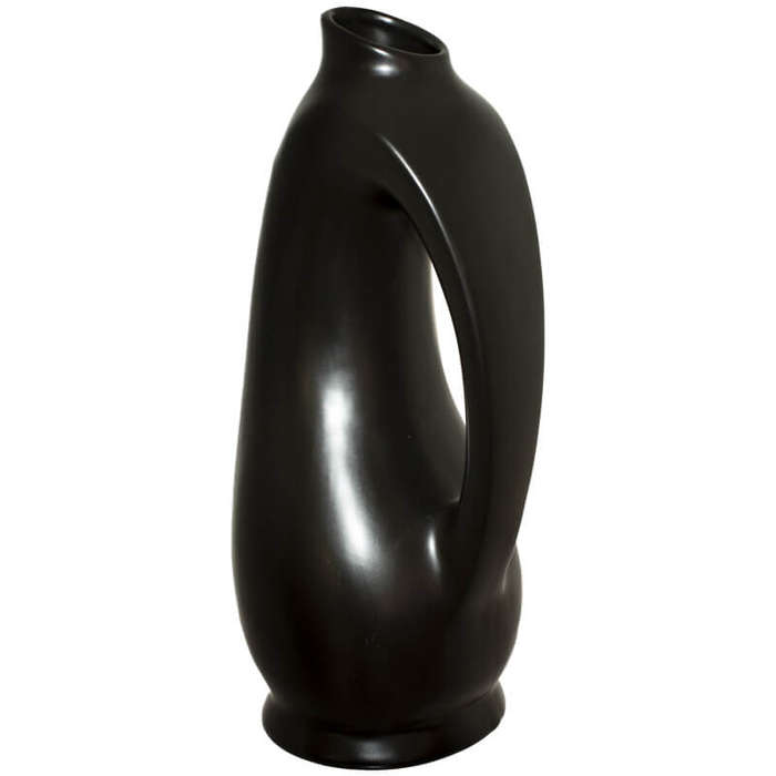 Kuro Handled Vase - Black