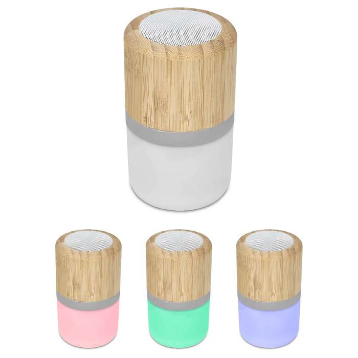 Okiyo Heiwa Bamboo Bluetooth Speaker Light