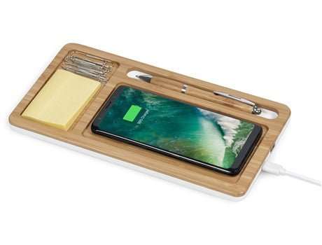 Okiyo Musen Desk Organiser With Wireless Charger