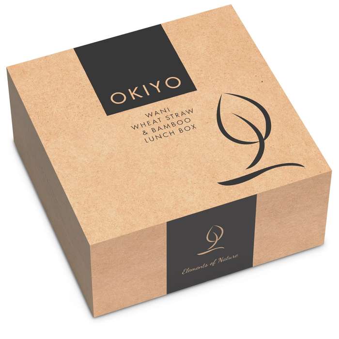 Okiyo Wani Wheat Straw & Bamboo Lunch Box