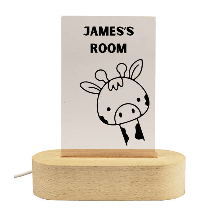 Personalised LED Display Plaque Light