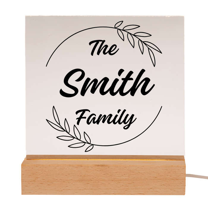 Personalised LED Display Plaque Light