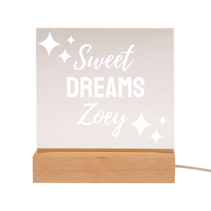 Personalised LED Display Plaque Light