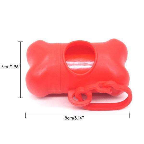 Pet Poop Bags with Dog Bone Holder