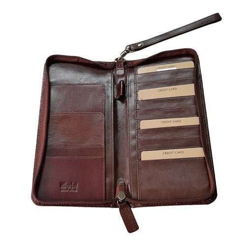 Vitello Genuine Leather Travel Wallet