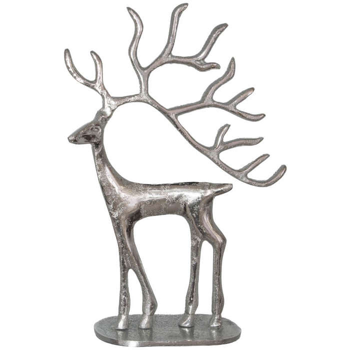Xmas Deer Decor Sculpture