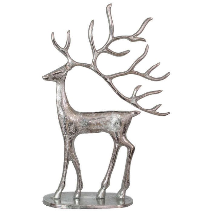 Xmas Deer Decor Sculpture