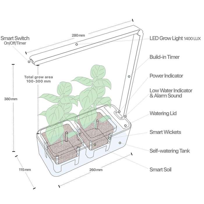 MicroGarden Hydroponic Smart Garden