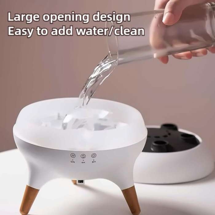 Aromatherapy Humidifier with 7-Color Lights & Remote Control  250ml Capacity
