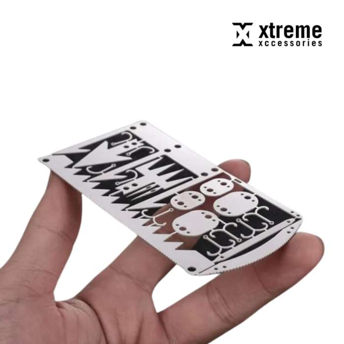 Creative Fishhook Tool Card Outdoor Portable Camping Supplies Multi-Function Survival Tool Fishin...