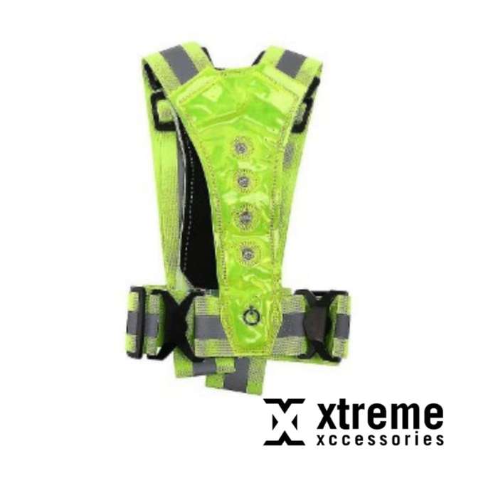 LED  Reflective Running Cycling Security Harness Vest