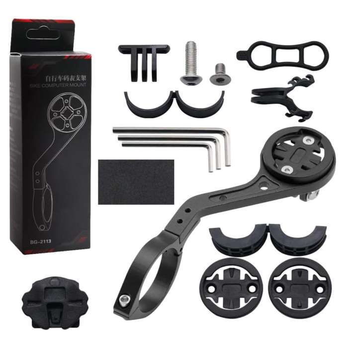 Bike Mount, Out Front Mount for Garmin, Handlebar Mount for Bryton, Cycling GPS Computer Edge Mou...