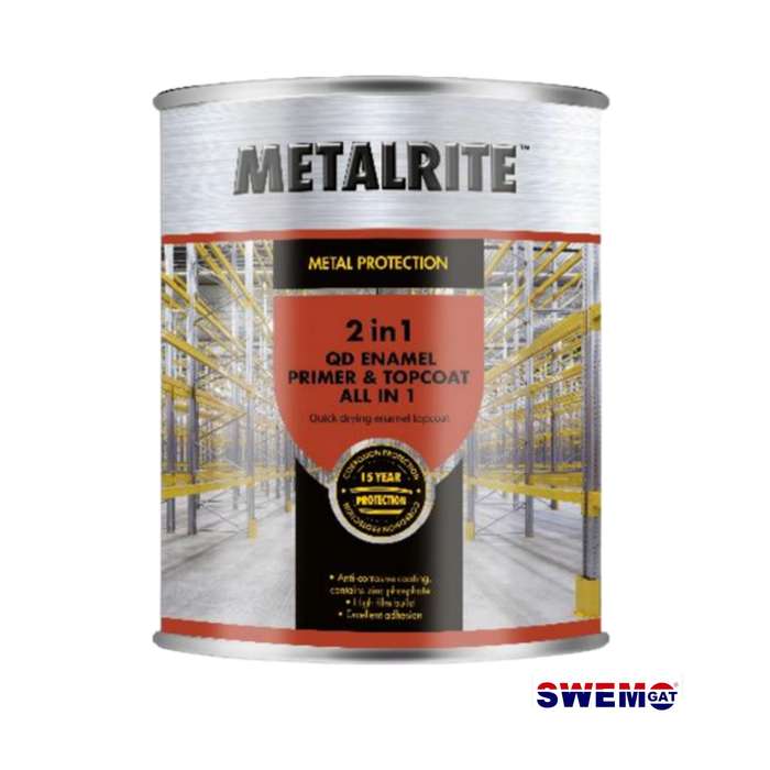Metalrite QD Enamel all in one Primer and Top Coat - 5L