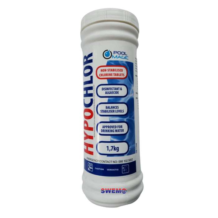Hypochlor Non-Stabilised Chlorine Pills - 1.7kg