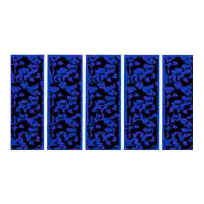 Waterlines Dark Blue Fibreglass Pool Mosaic Tissue Sheet 610 x154mm