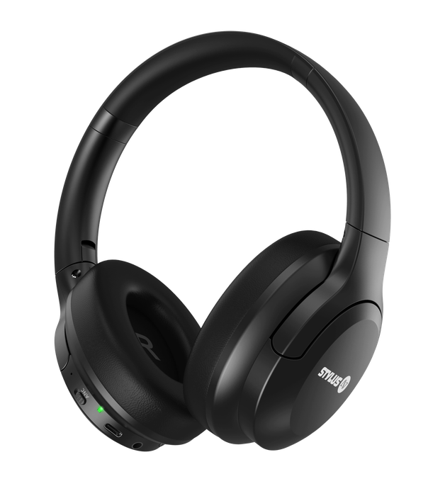 Stylus Airwave MKII Active Noise Canceling Headphones - Black
