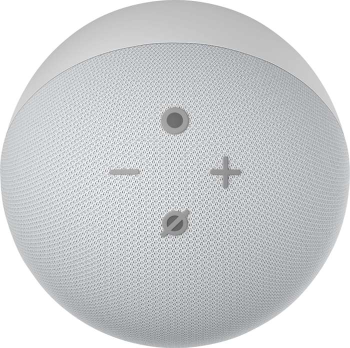 Amazon Echo Dot 4th Generation Smart Speaker with Clock White (Damaged Packaging)