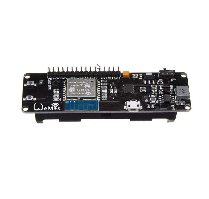 WeMos D1 Esp Wroom with 18650 Battery Backup