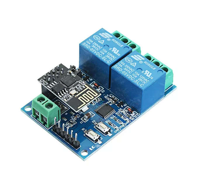 ESP8266 WIFI Relay Switch Control Component Electronic Component Electronics Module (2 Channel) |...