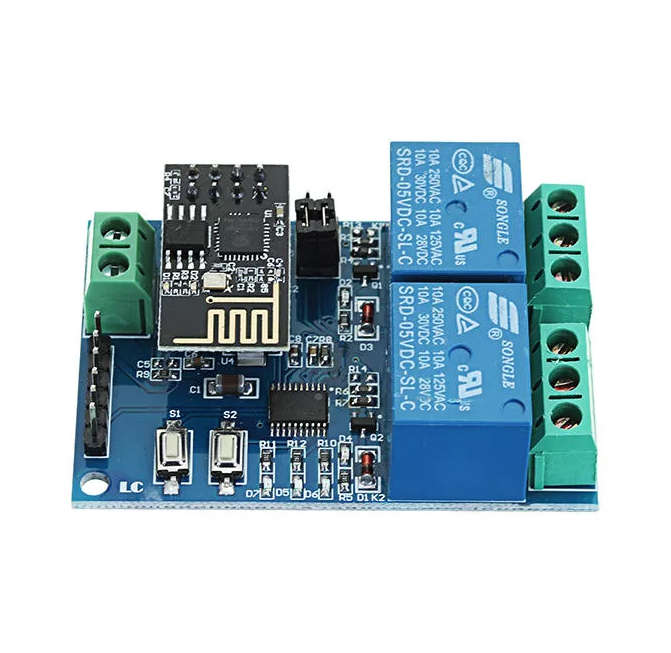 ESP8266 WIFI Relay Switch Control Component Electronic Component Electronics Module (2 Channel) |...