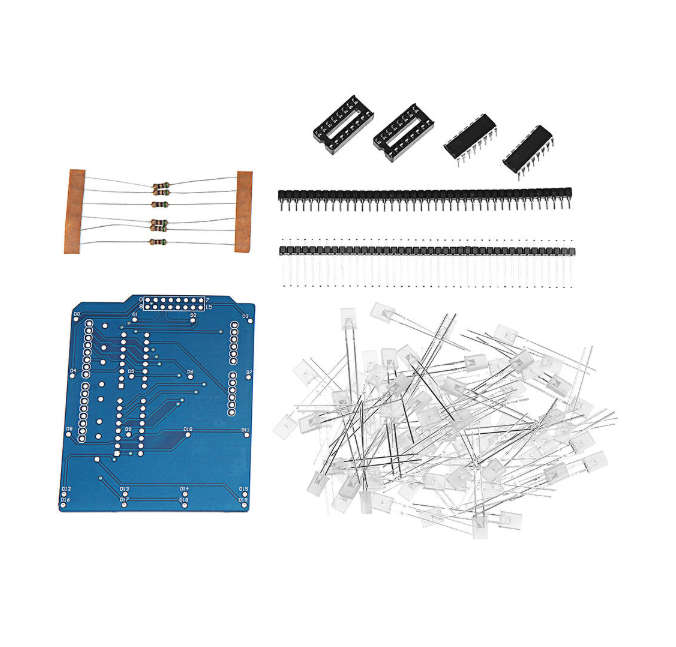 DIY LED Cube 4X4X4 (Blue)
