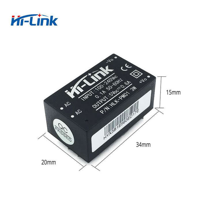 Hi-Link AC to DC Power Electronics Module 5V 3W | Electronics Component