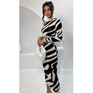 Long Sleeve Crop Top and Skirt Set