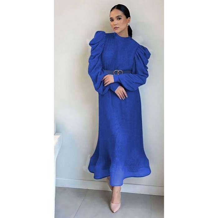 Long Sleeve Round Neck Dress