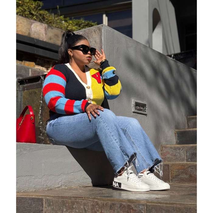 Lightweight Color Block Knitted Cardigan
